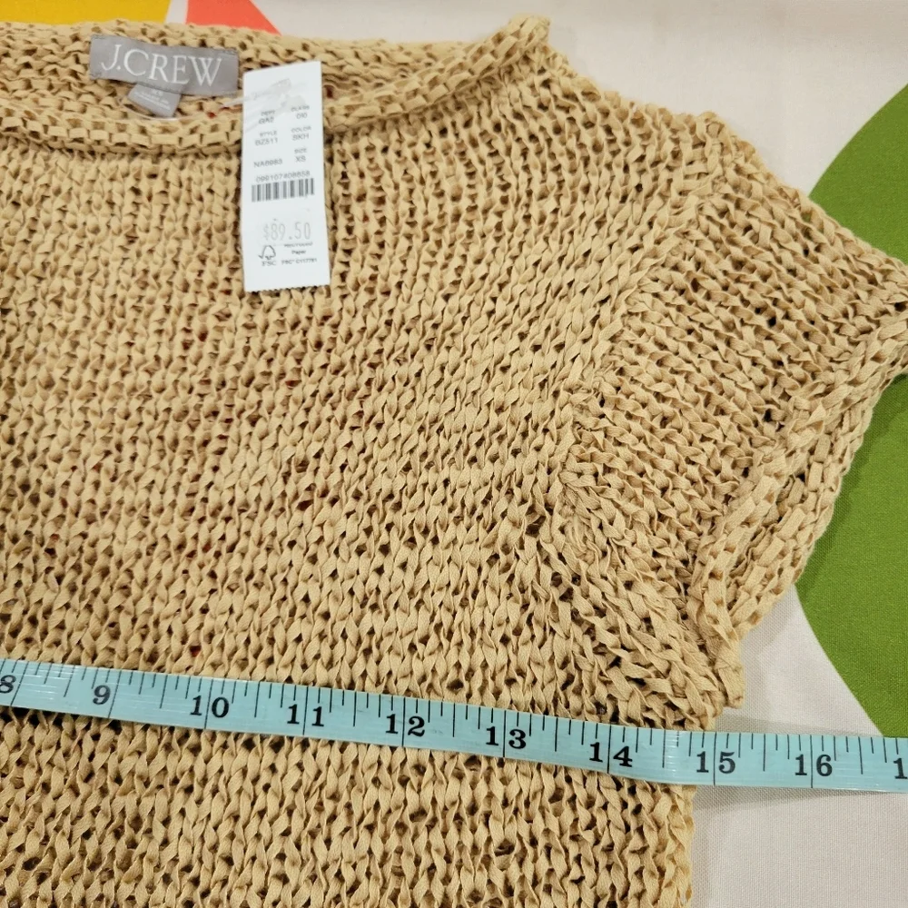 J Crew Textured Sweater Tee BZ511  Size  XS NWT